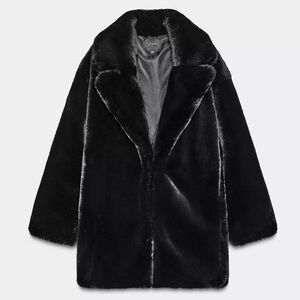 Zara Faux Fur Coat